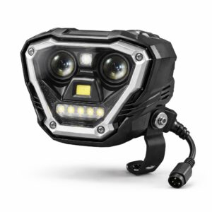 Talaria MX4 LED Headlight Upgrade Front View – Plug and Play Headlight for Talaria Sting R MX4