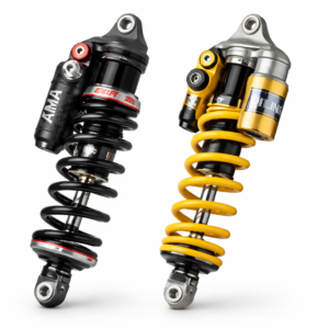 Talaria EXT Arma MX and Öhlins TTX22M rear shock suspension upgrade for Talaria Sting MX3 MX4 MX5 electric dirt bikes